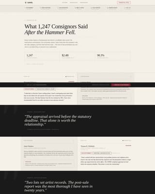 Auctioneer - Modern Reviews Landing Page Template
