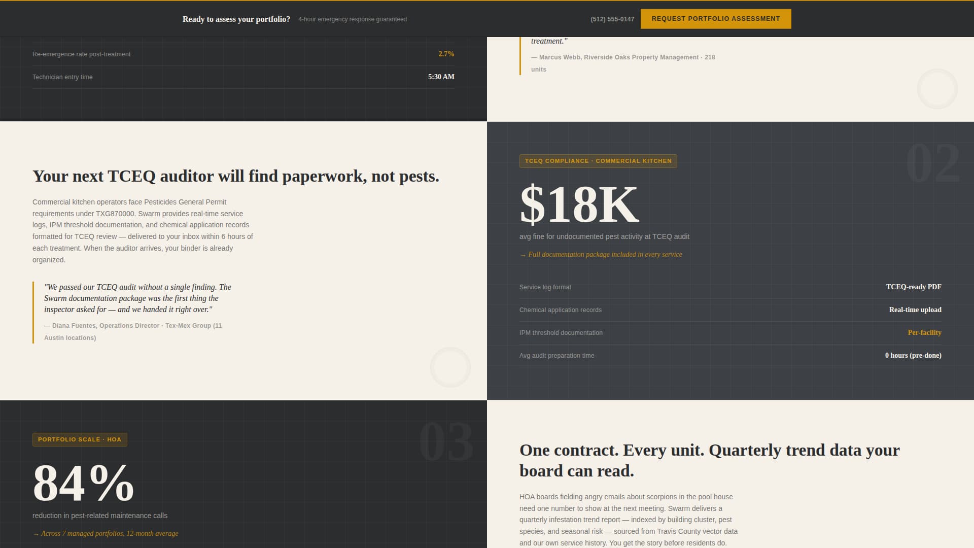Swarm - Authoritative Pestcontrol Landing Page Template
