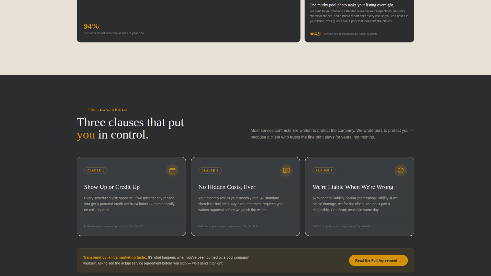 Chlorine - Transparent Poolcleaning Landing Page Template