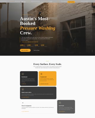 Torrent — Powerful Pressure Cleaning Landing Page Template