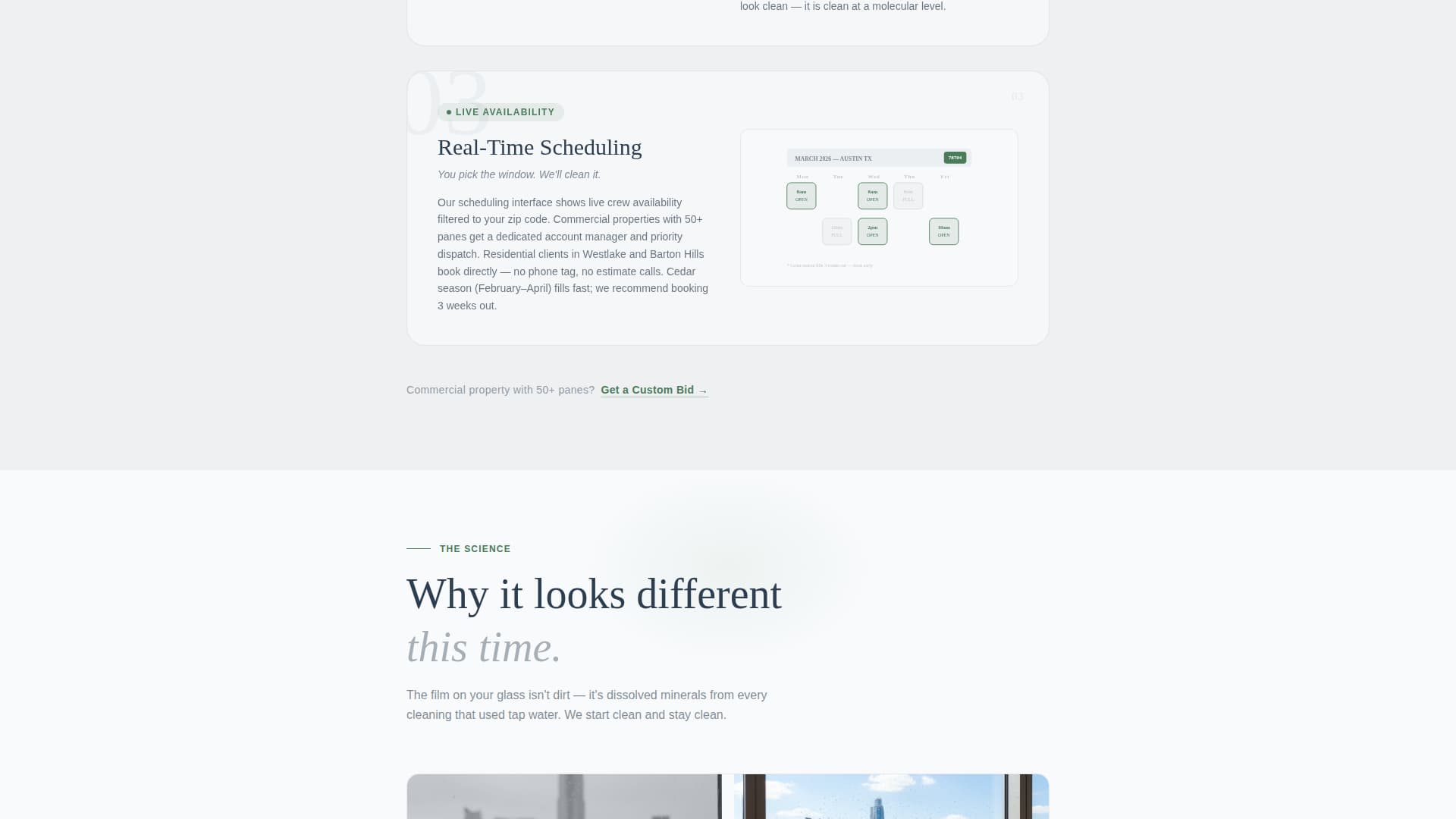 Gleam - Crystalclear Windowcleaning Landing Page Template