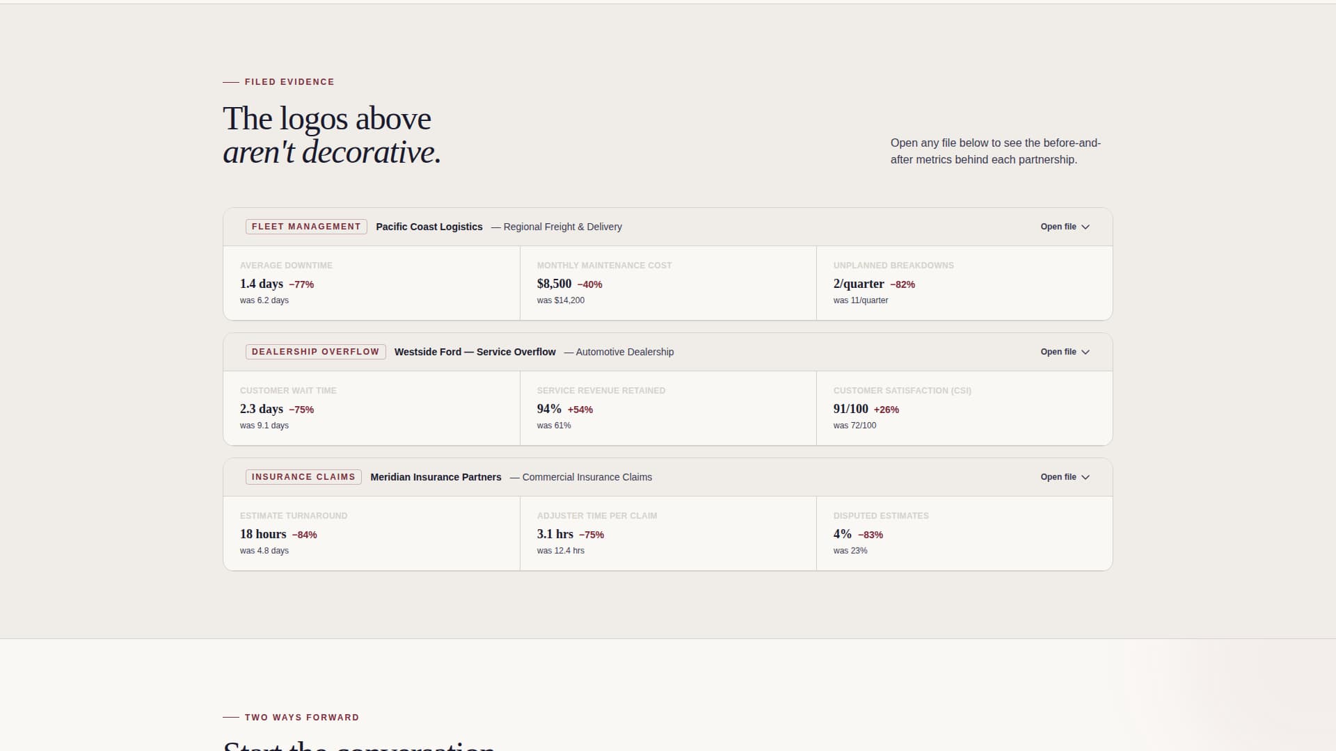 Torque - Authoritative Fleet Landing Page Template