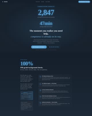 Shield - Trusted Babysitting Landing Page Template