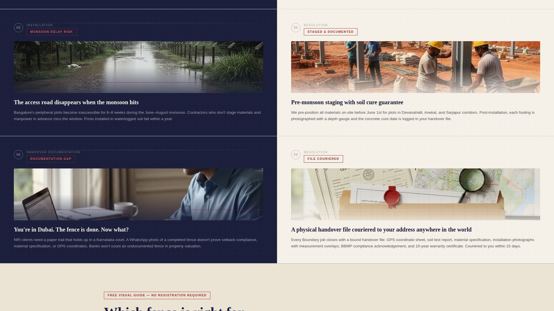 Boundary - Authoritative Fencing Landing Page Template