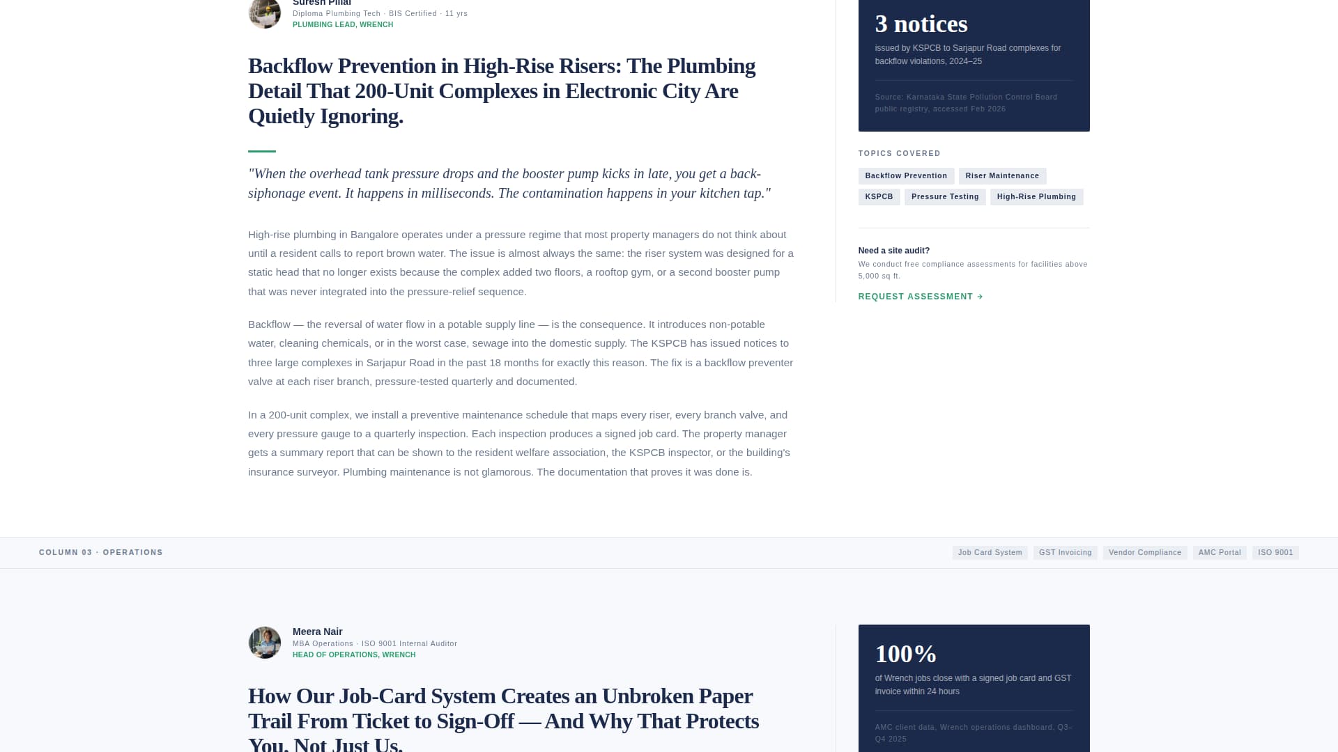 Wrench - Compliant Handyman Landing Page Template