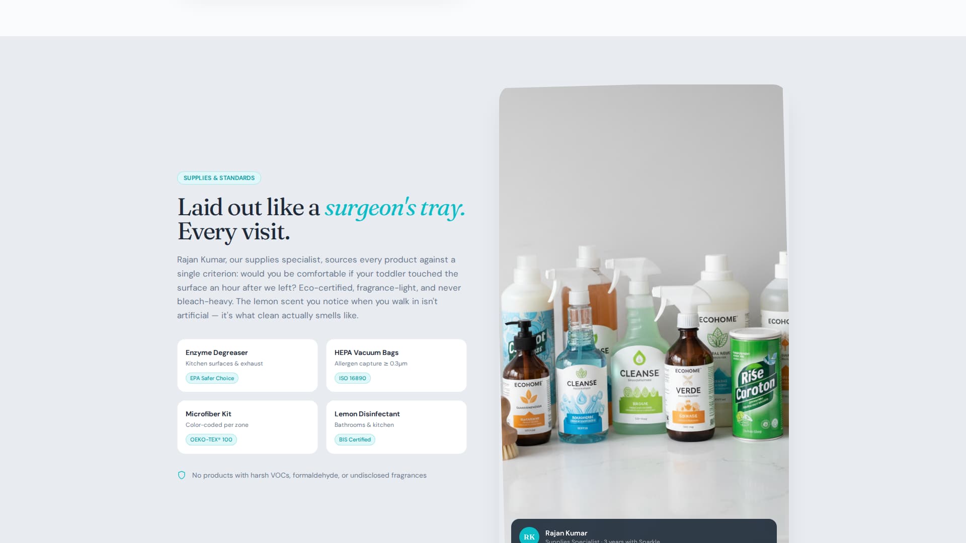 Sparkle - Trusted Cleaning Landing Page Template