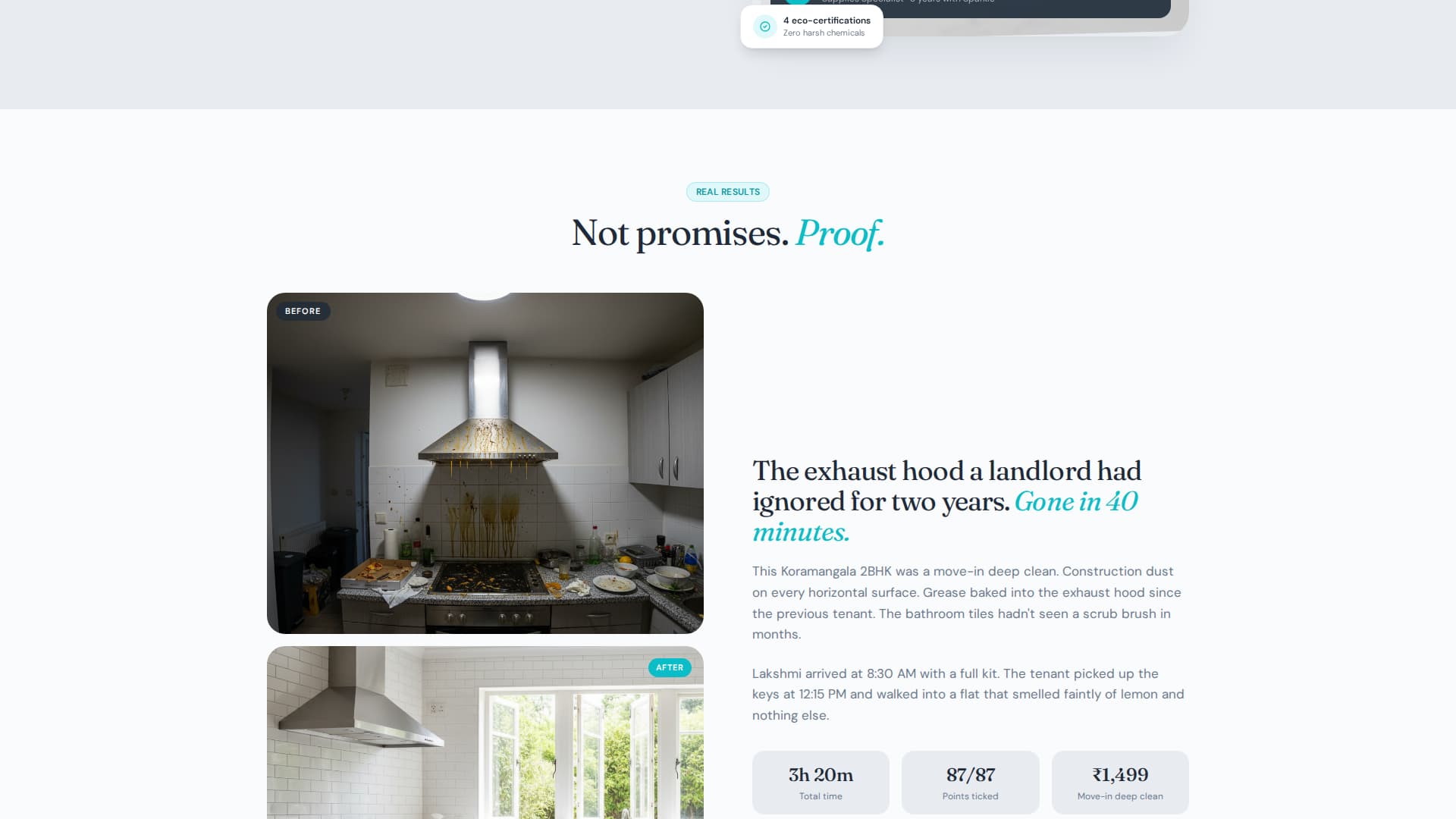 Sparkle - Trusted Cleaning Landing Page Template