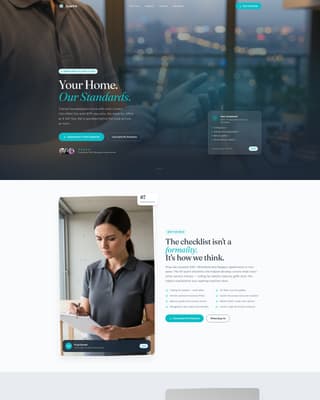 Sparkle - Trusted Cleaning Landing Page Template