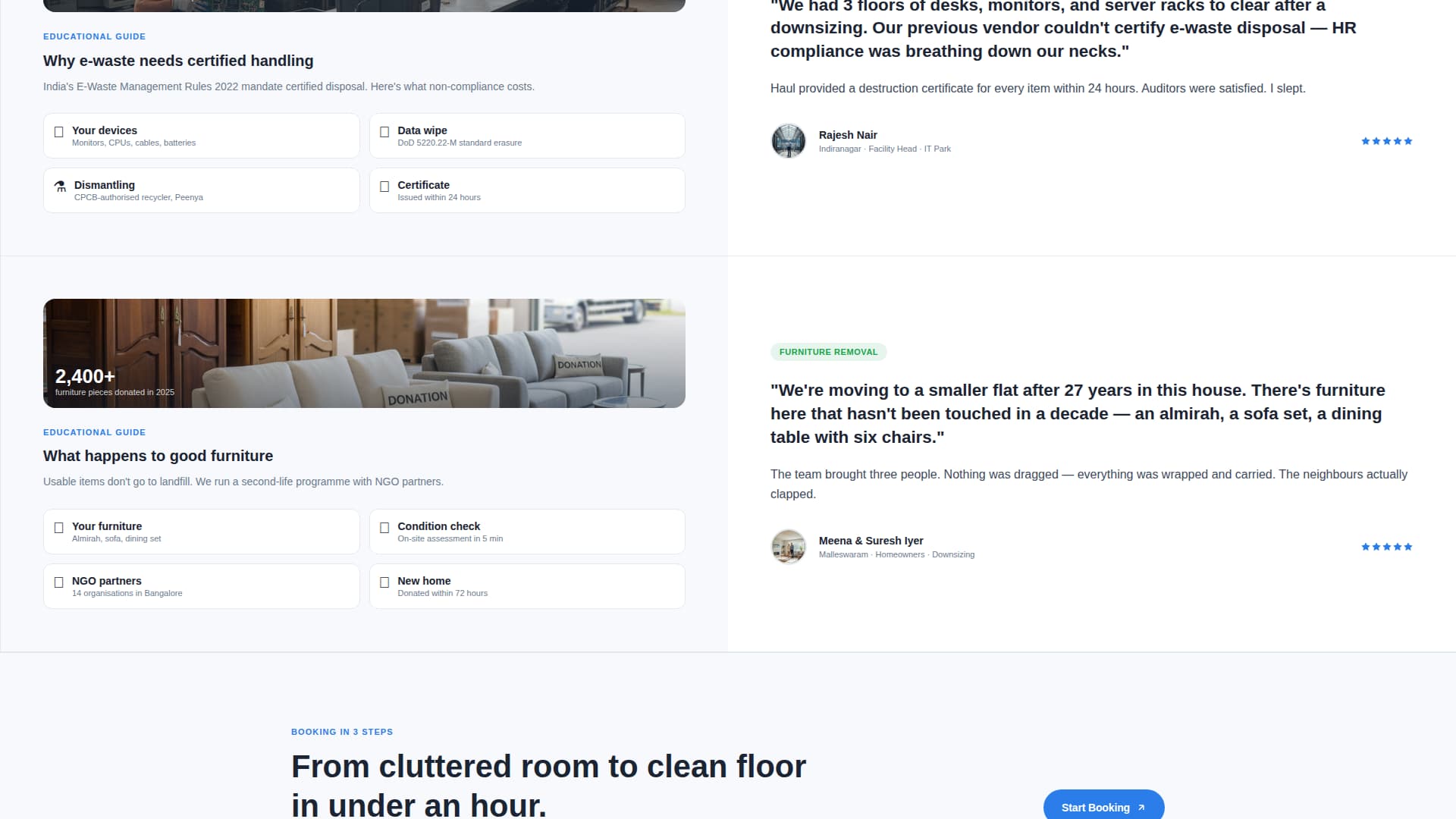 Haul - Reliable Junkremoval Landing Page Template