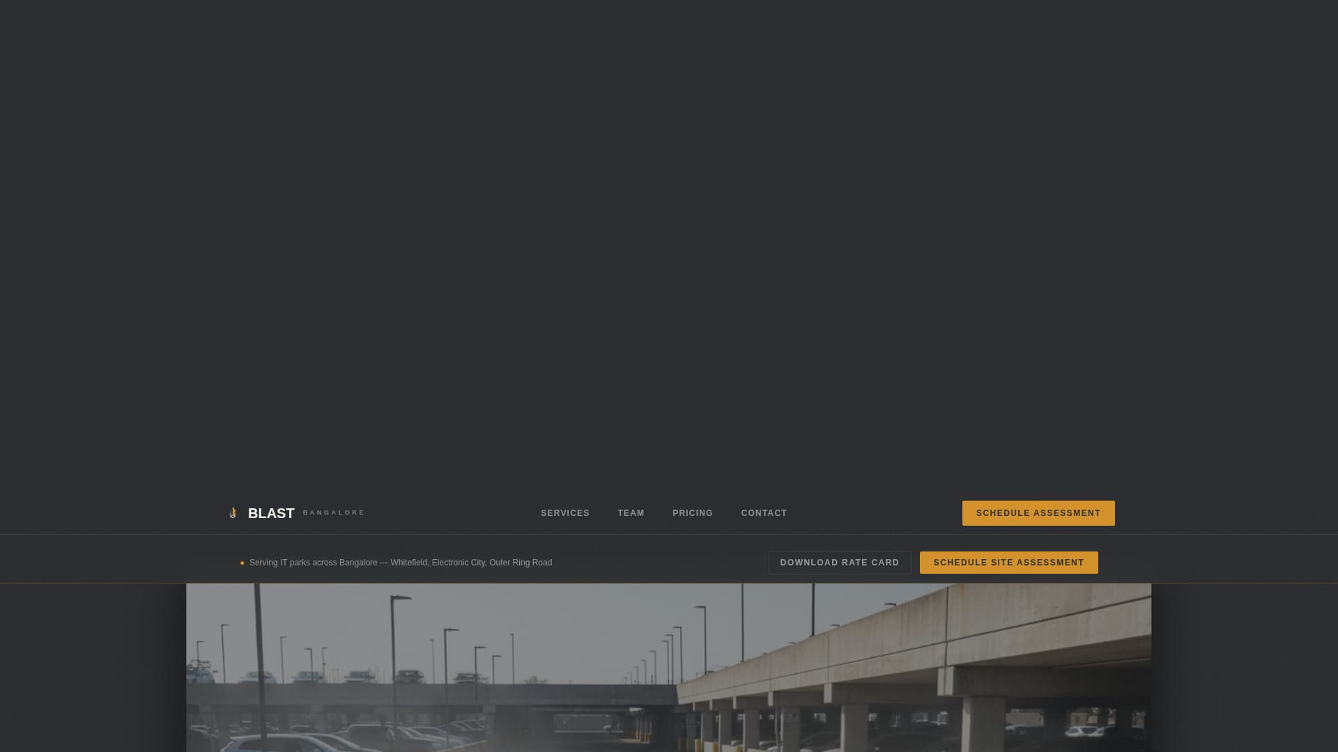 Blast - Executive Pressurewashing Landing Page Template