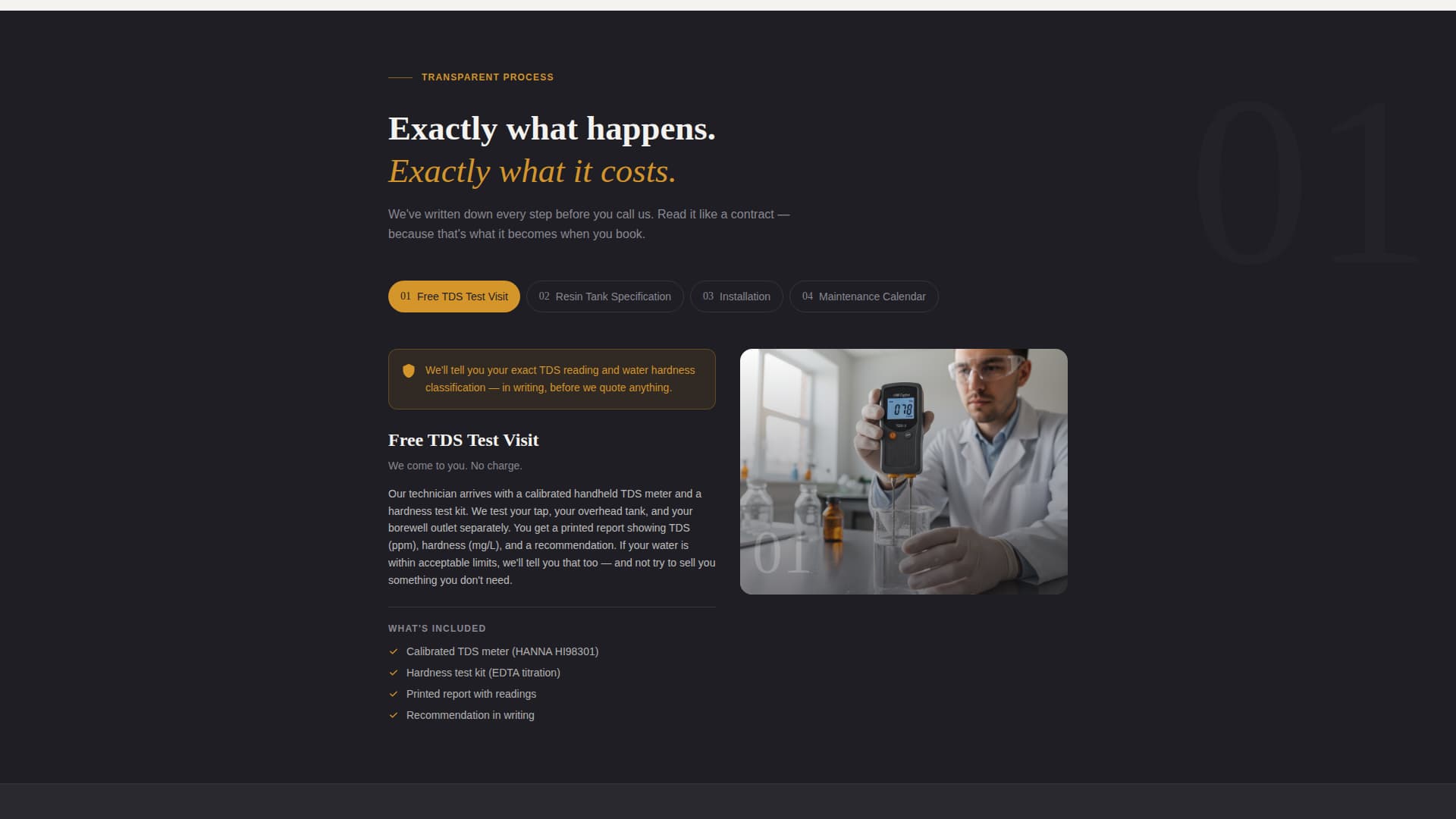 Aqua — Reliable Water Softener Landing Page Template