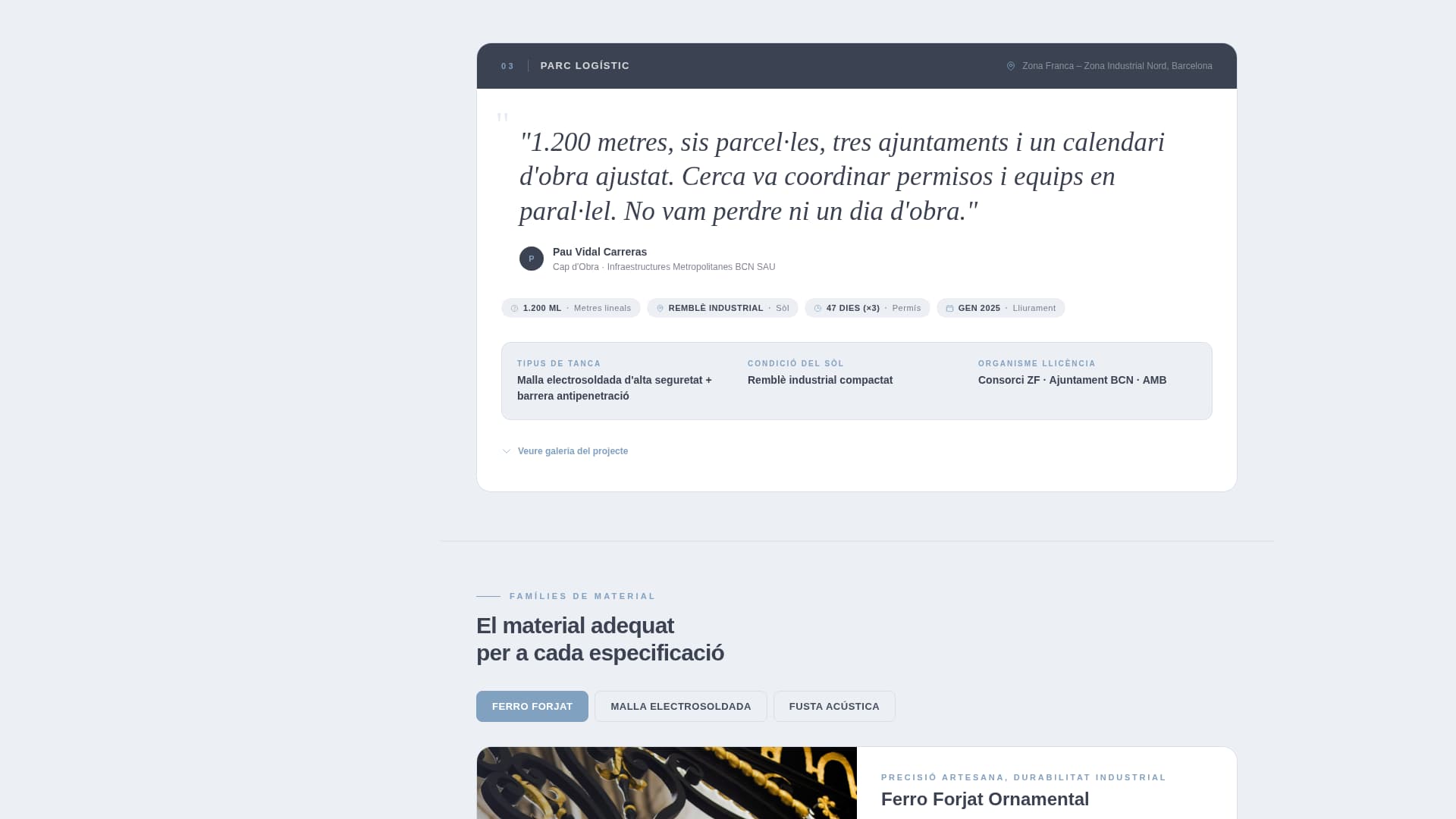 Cerca - Professional Fencing Landing Page Template
