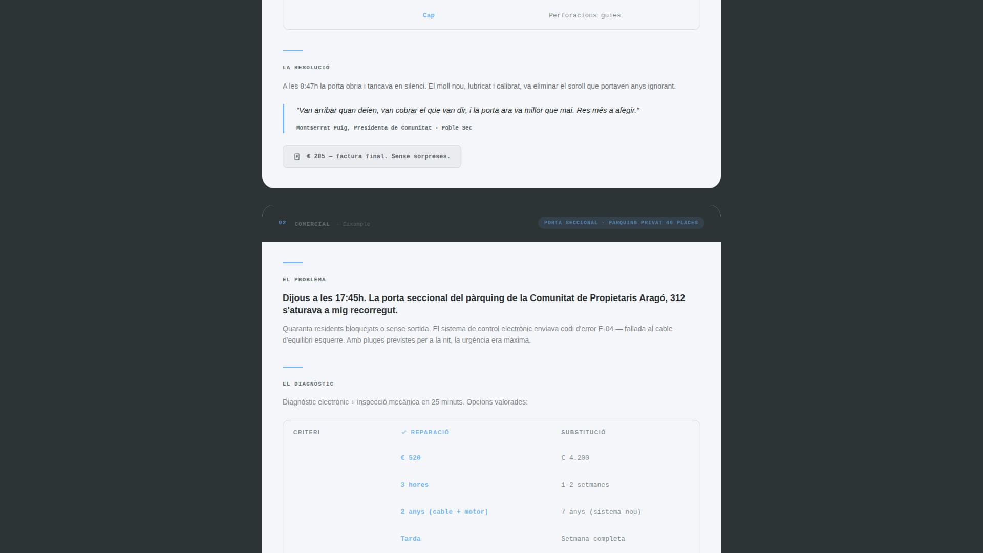 Puerta - Authoritative Garagedoor Landing Page Template