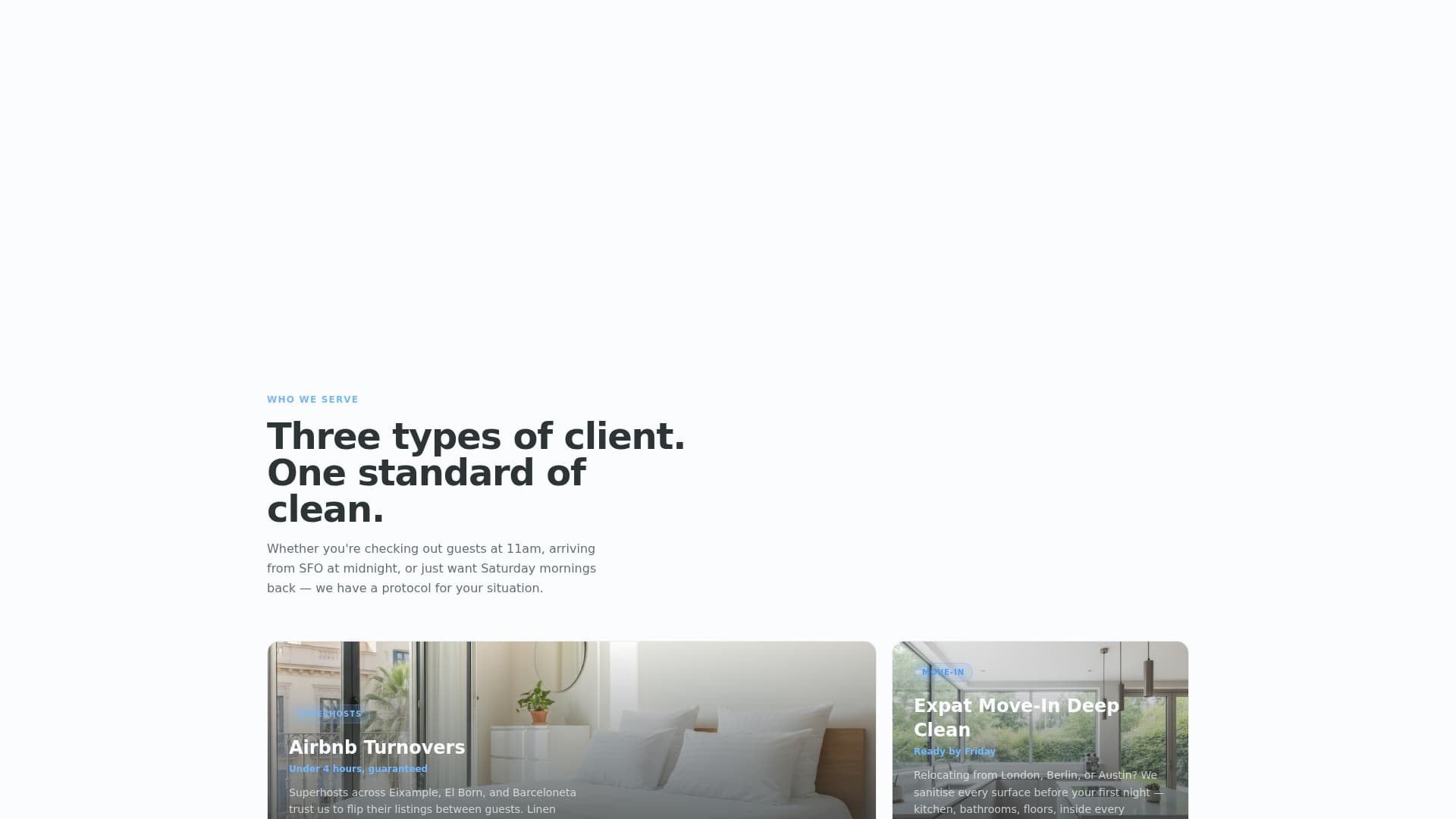 Brillo - Spotless Cleaning Landing Page Template