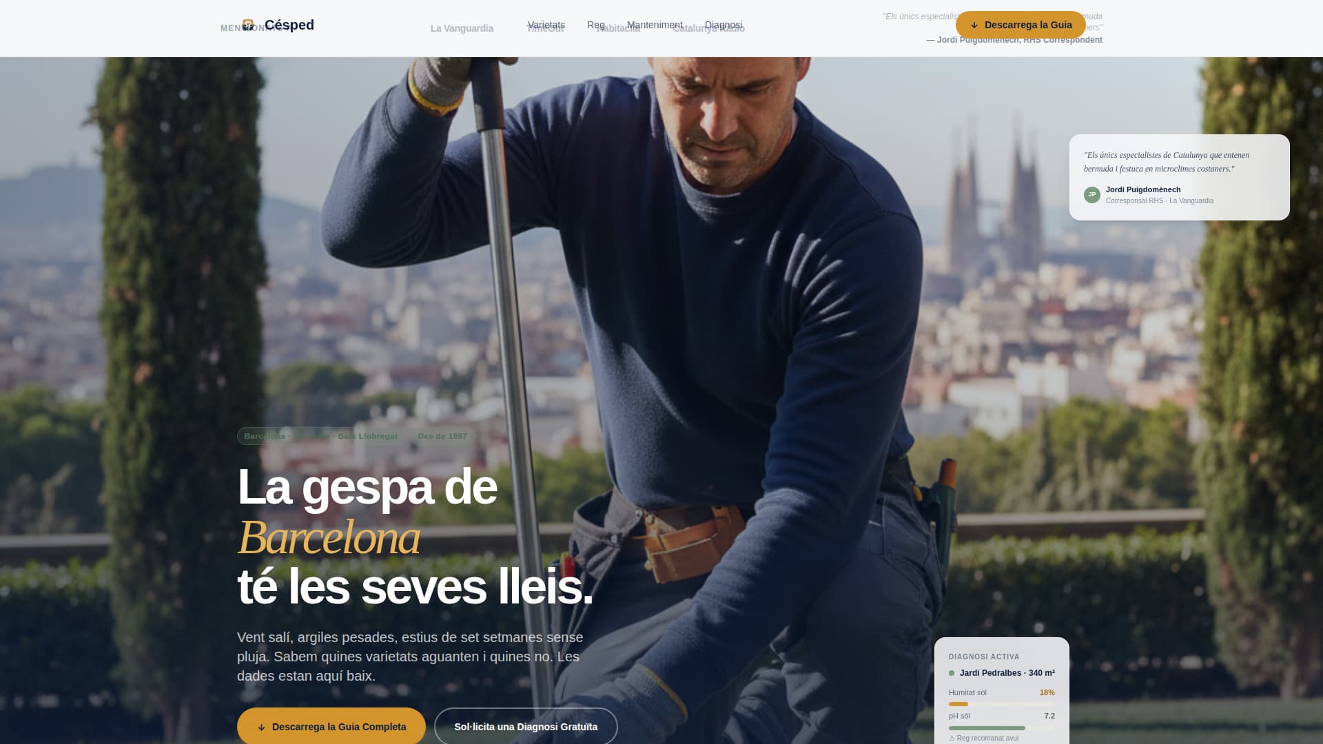 Csped - Authoritative Lawncare Landing Page Template