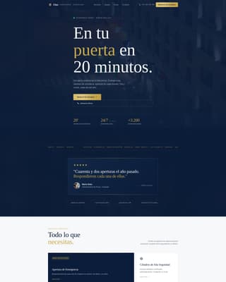 Clau - Trusted Locksmith Landing Page Template