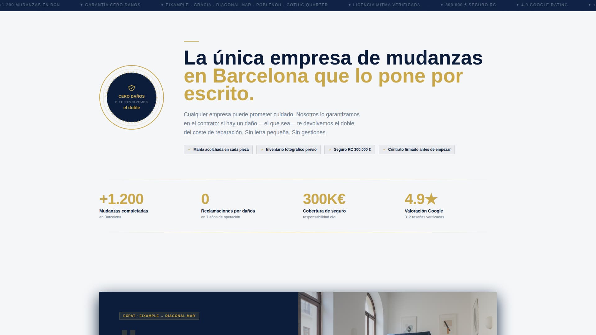 Traslado - Trusted Moving Landing Page Template