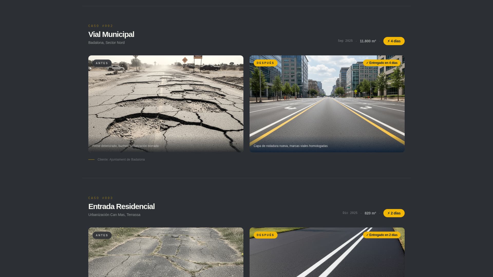 Plancha - Precision Paving Landing Page Template