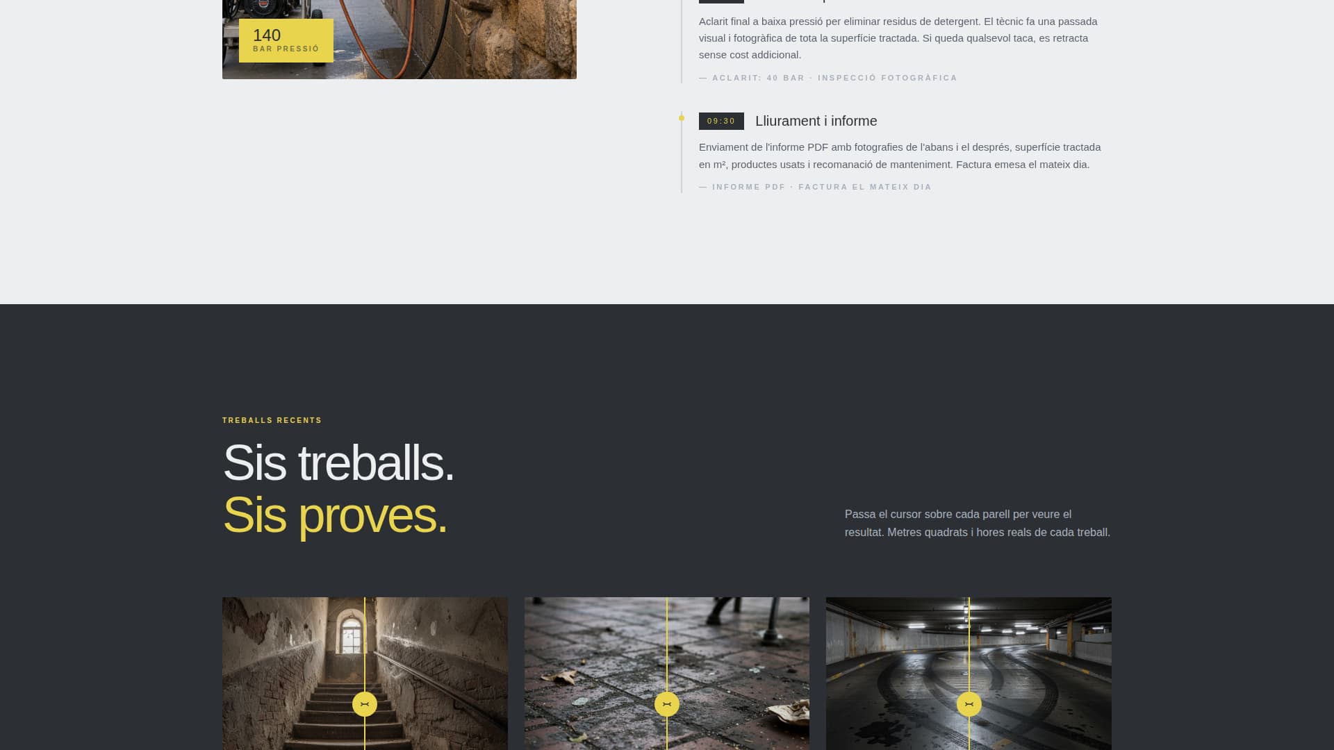 Blast - Industrial Pressurewashing Landing Page Template