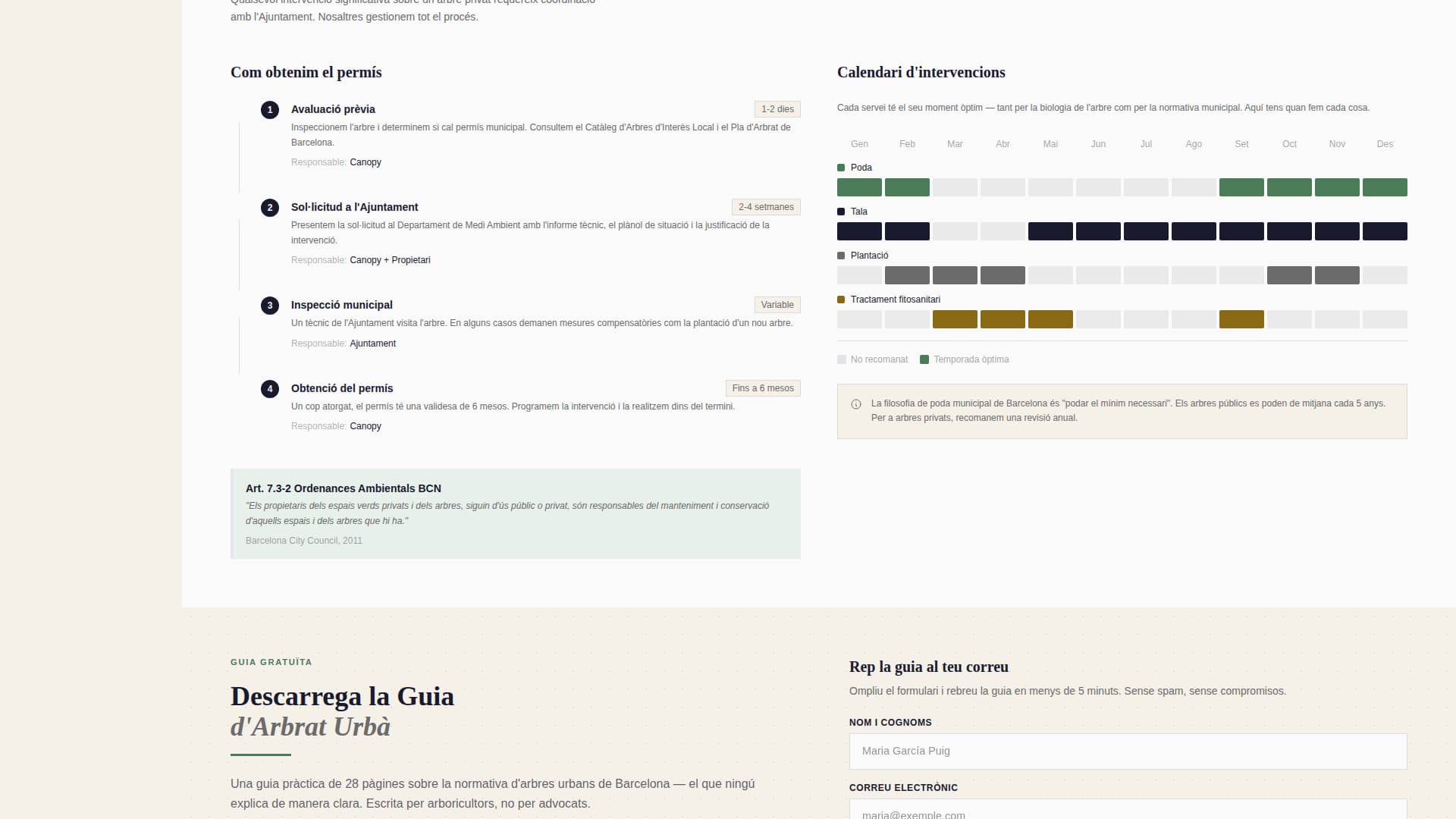 Canopy — Trusted Arboricultural Services Landing Page Template