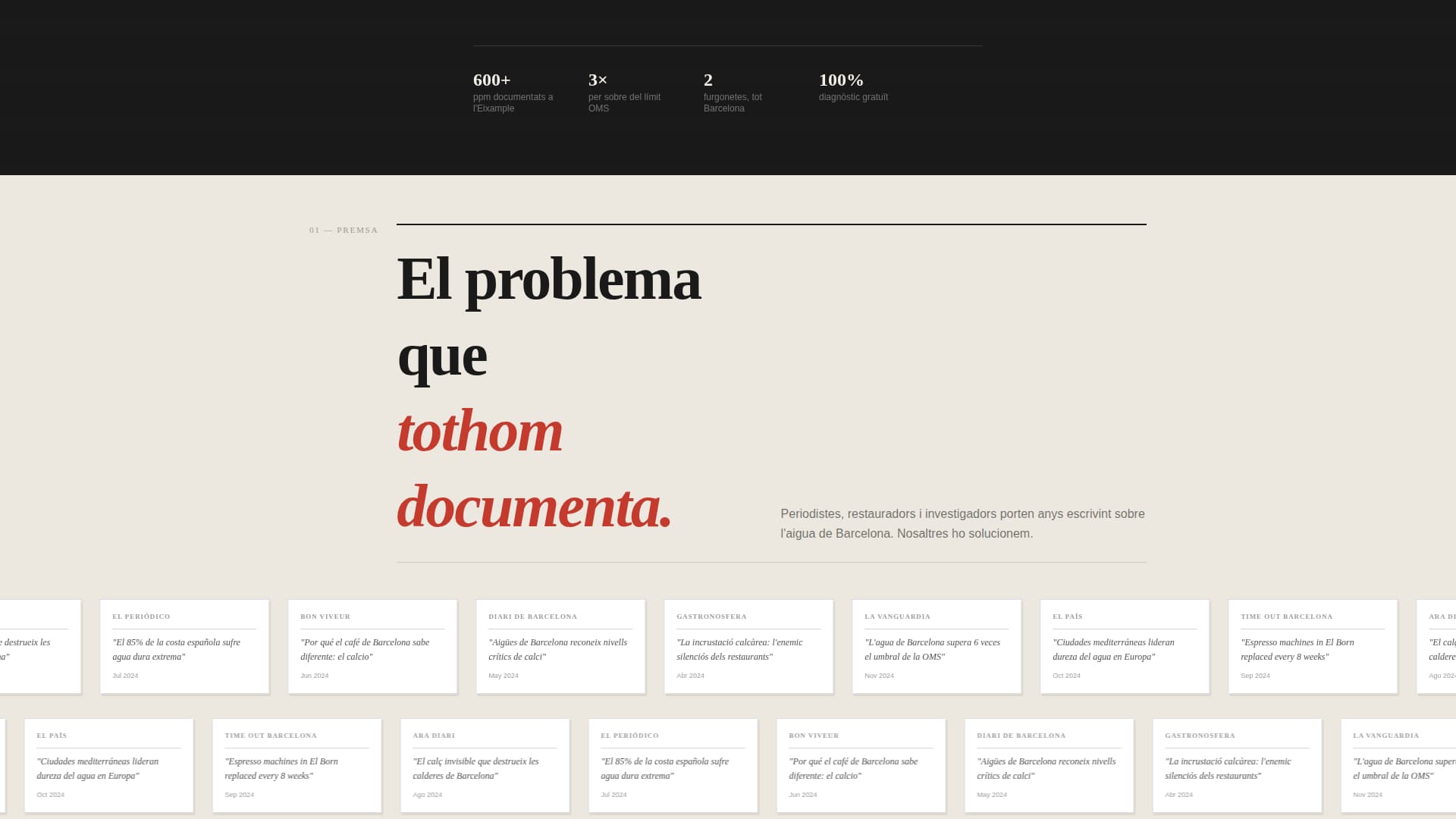 Suavitzar - Editorial Watersoftener Landing Page Template