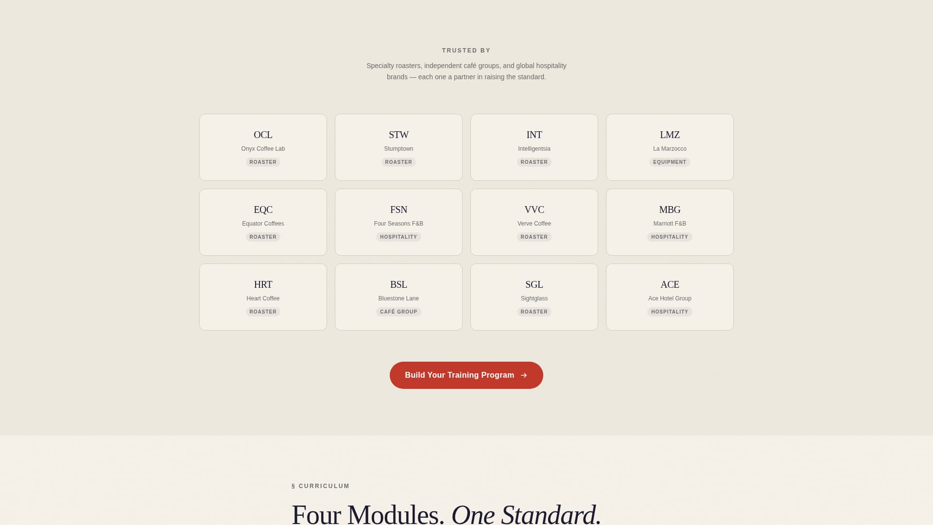 Brew - Authoritative Barista Landing Page Template