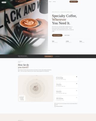 Barista - Polished Mobileespresso Landing Page Template