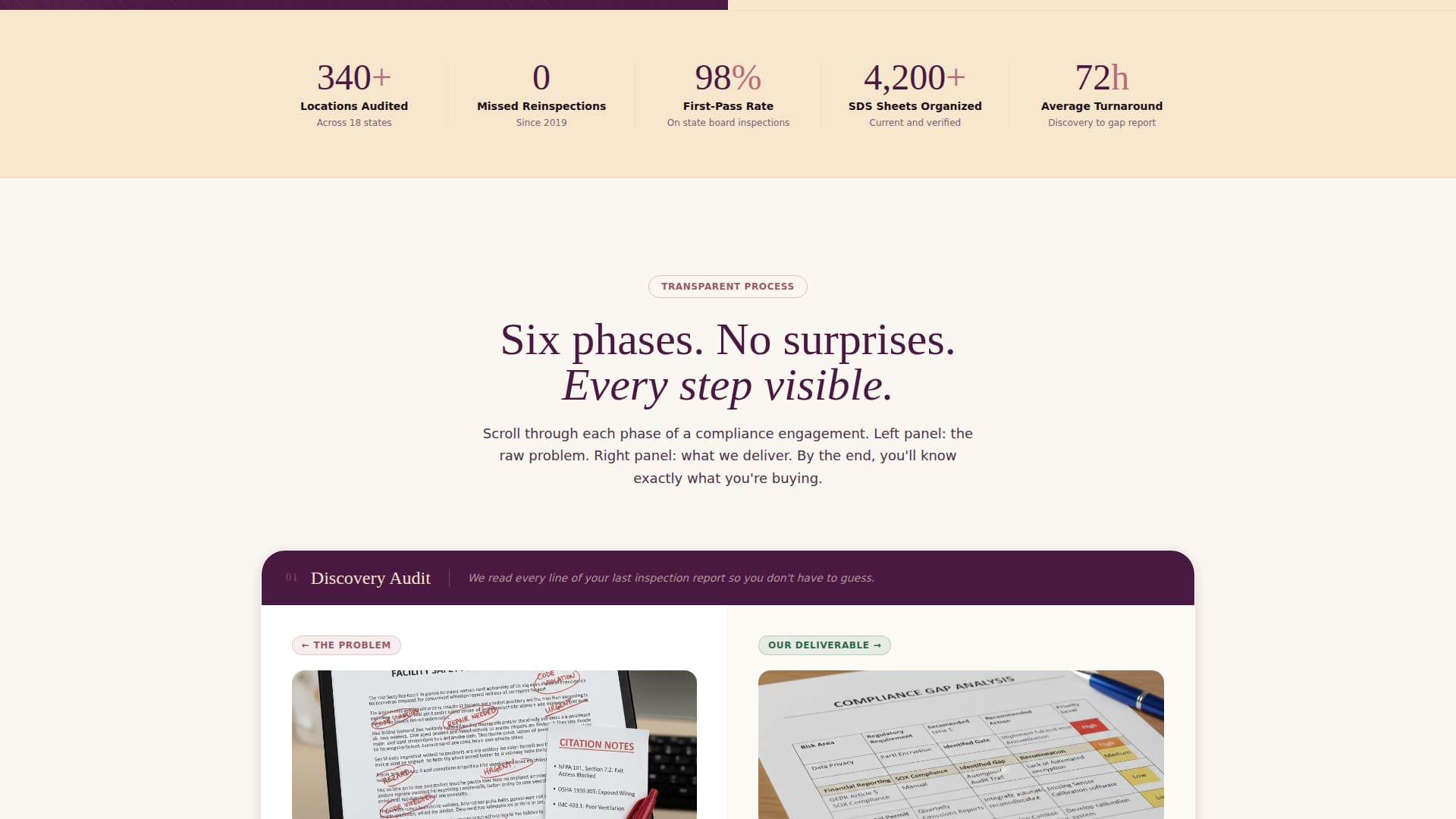 Comply - Authoritative Saloncompliance Landing Page Template