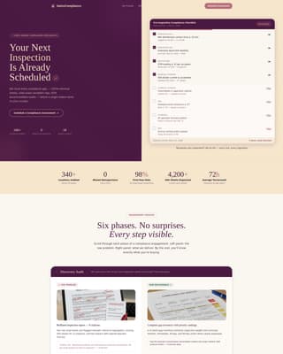 Comply - Authoritative Saloncompliance Landing Page Template