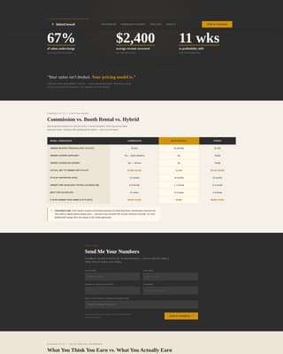 Salon - Profitfocused Consulting Landing Page Template