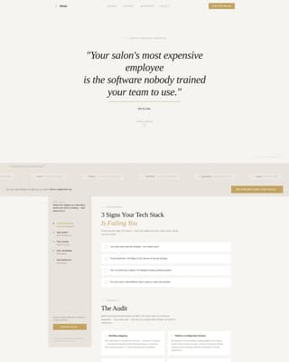 Glow - Authoritative Beautytech Landing Page Template