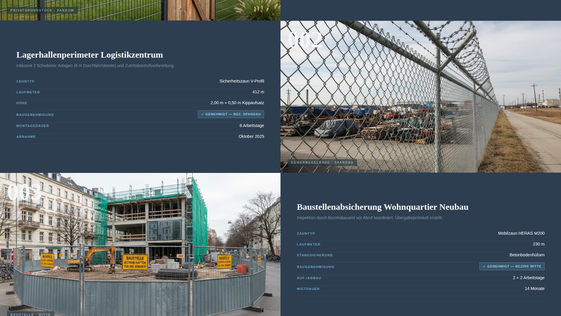 Grenze - Authoritative Fencing Landing Page Template