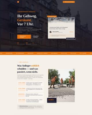 Rumen - Authoritative Winterdienst Landing Page Template
