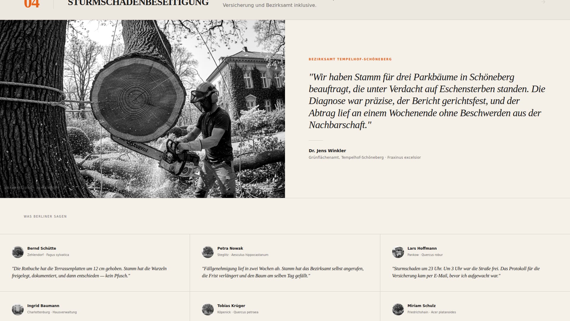 Berlin - Modern Tree Landing Page Template