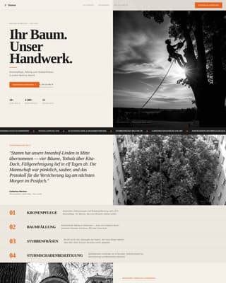 Berlin - Modern Tree Landing Page Template