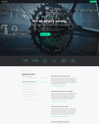 Drive — Certified Auto Mechanic Landing Page Template