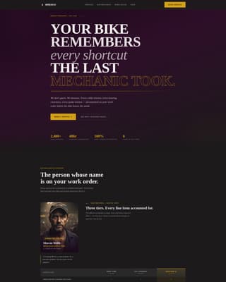 Wrench - Precision Mechanic Landing Page Template