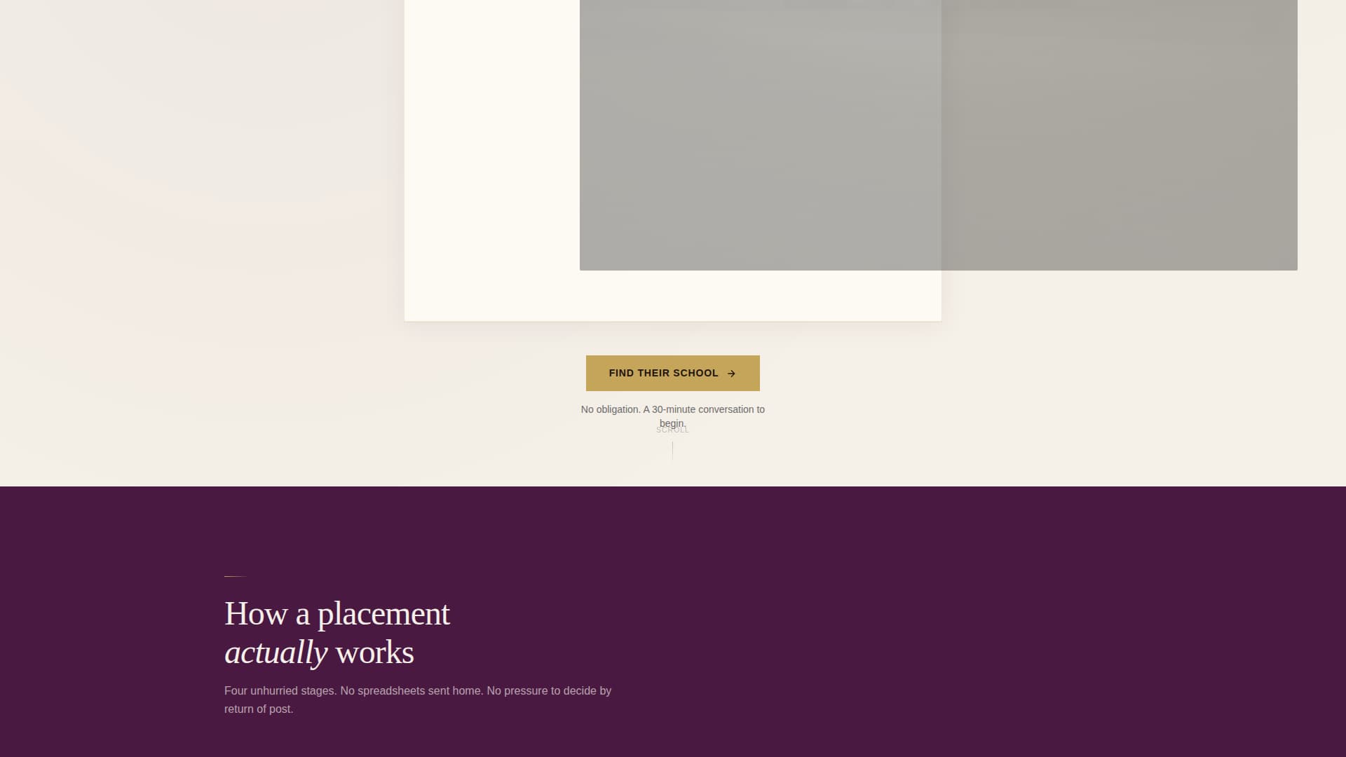 Placed - Trusted Boardingschool Landing Page Template
