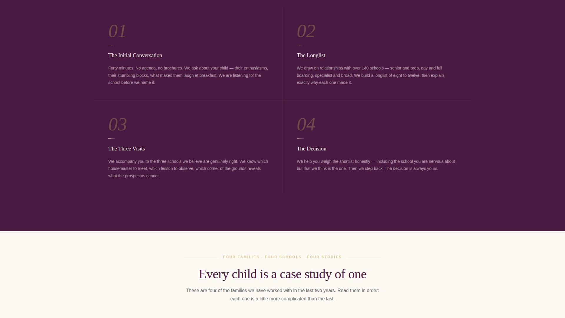 Placed - Trusted Boardingschool Landing Page Template