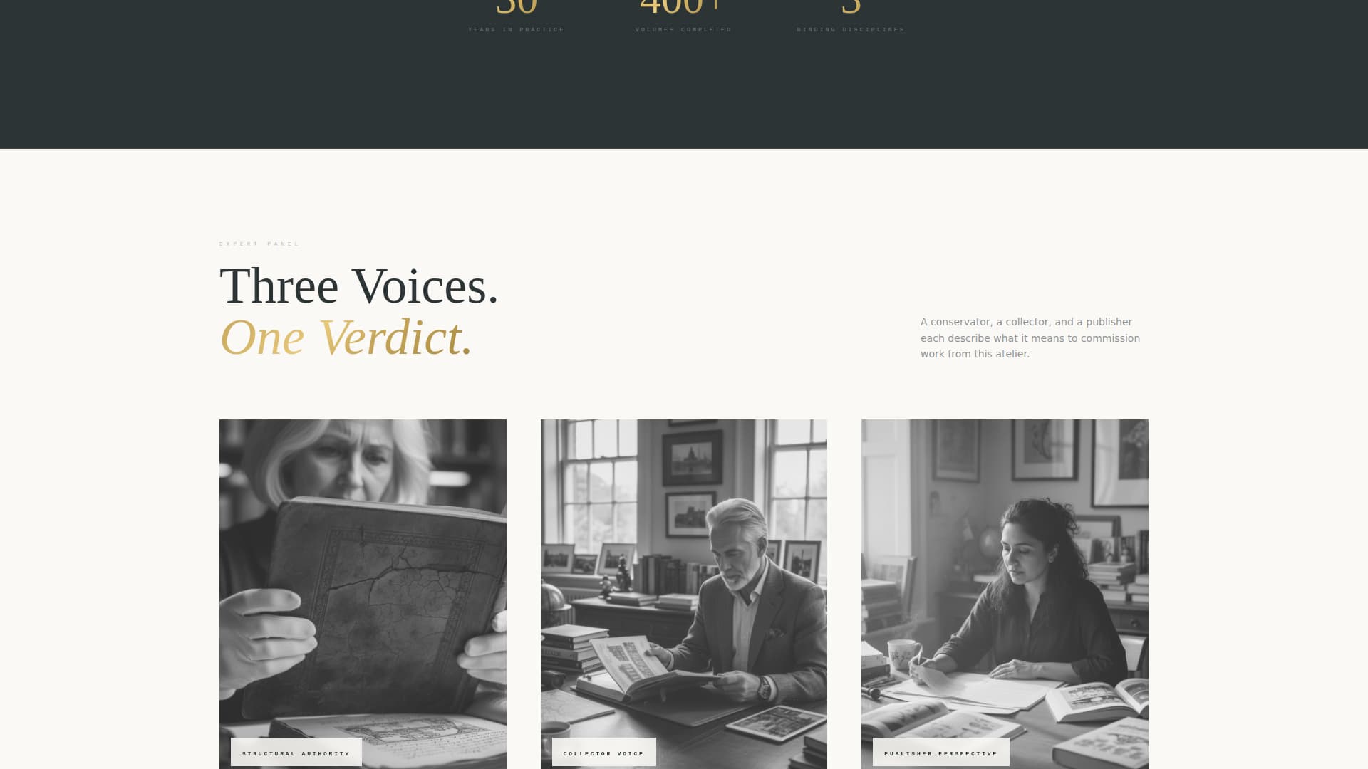 Spine - Authoritative Bookbinder Landing Page Template