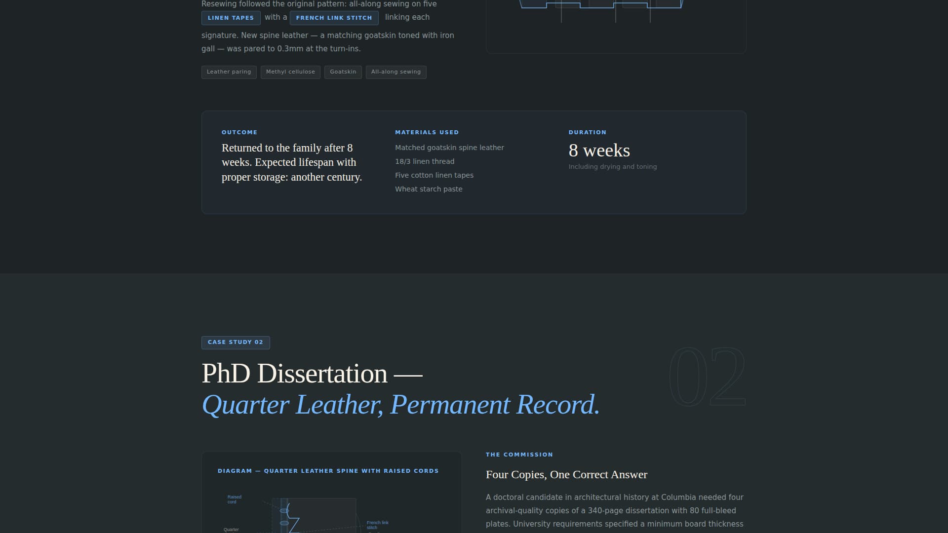 Bind - Timeless Bookbinder Landing Page Template