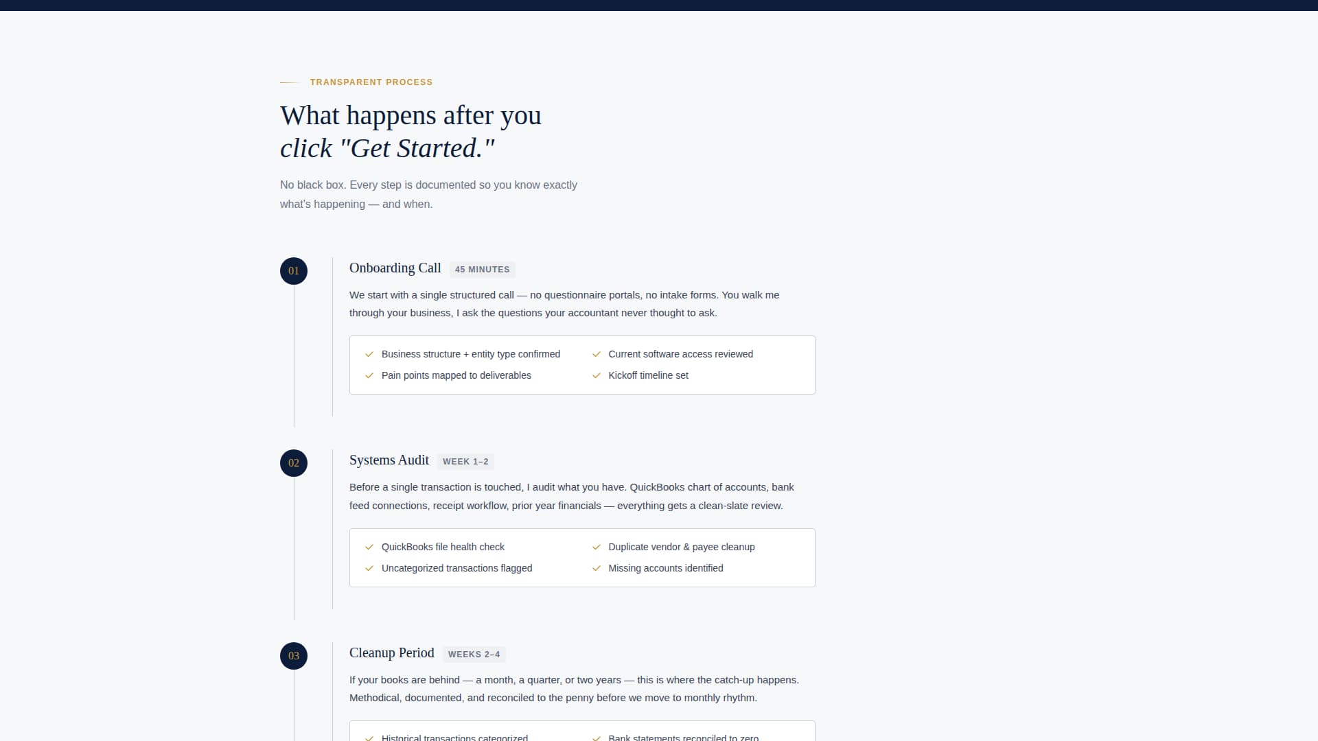 Account — Precision Accounting Assistant Landing Page Template