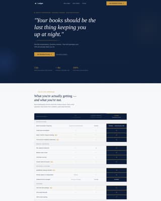 Account — Precision Accounting Assistant Landing Page Template