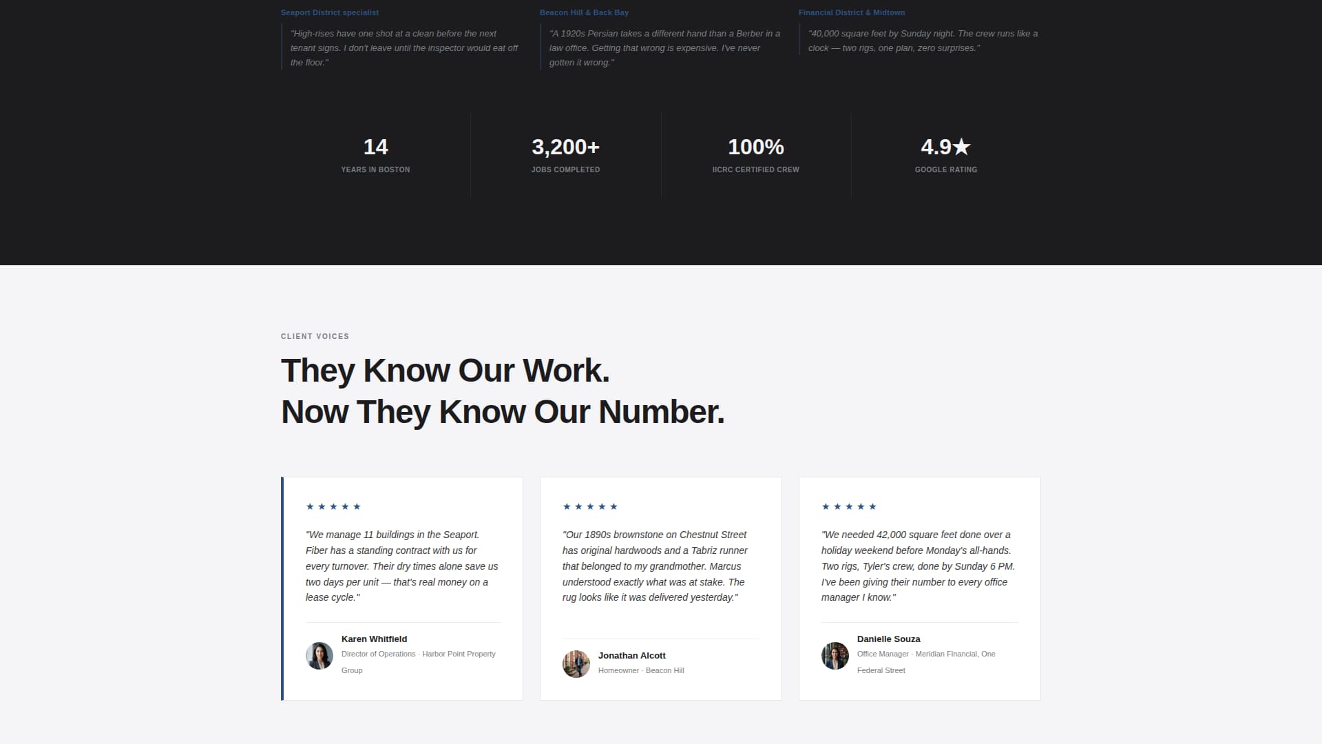 Fiber - Elite Carpetcleaning Landing Page Template