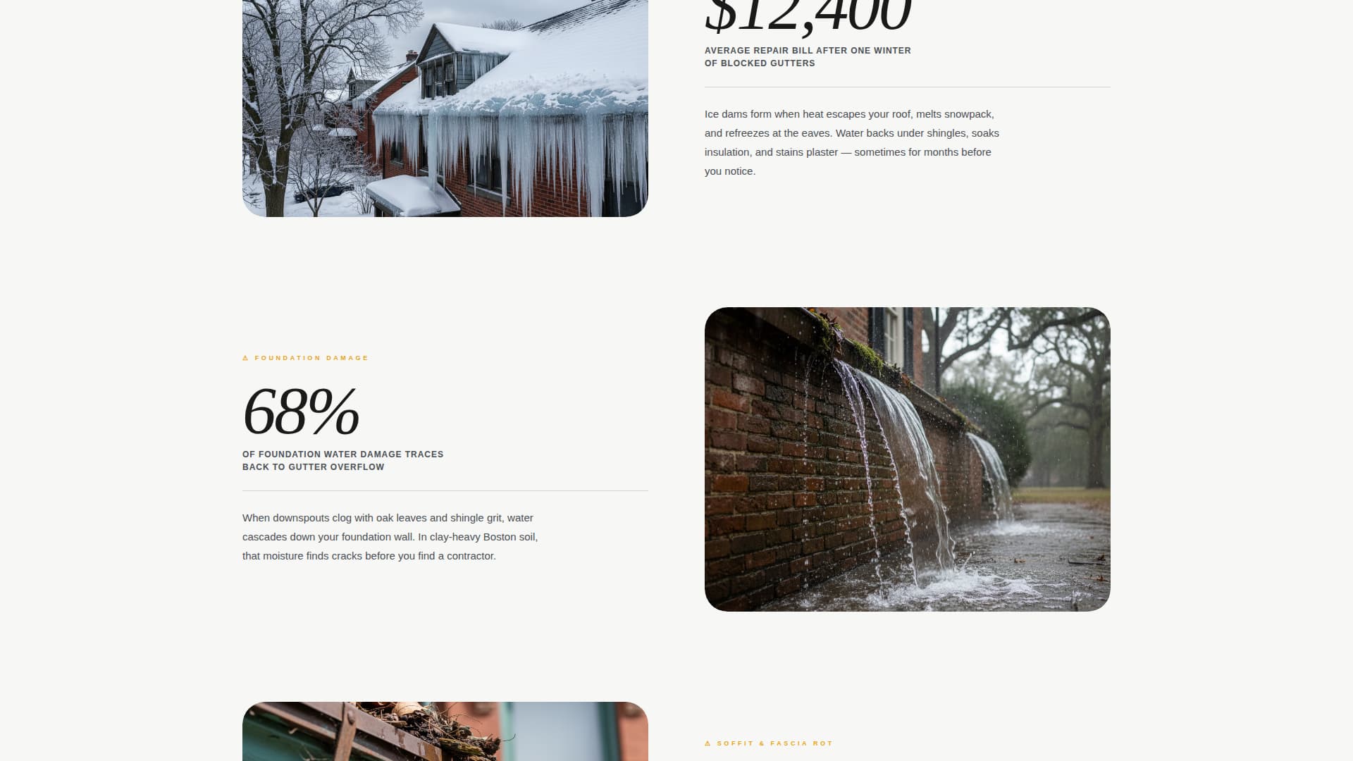 Gutterpro - Authoritative Boston Landing Page Template