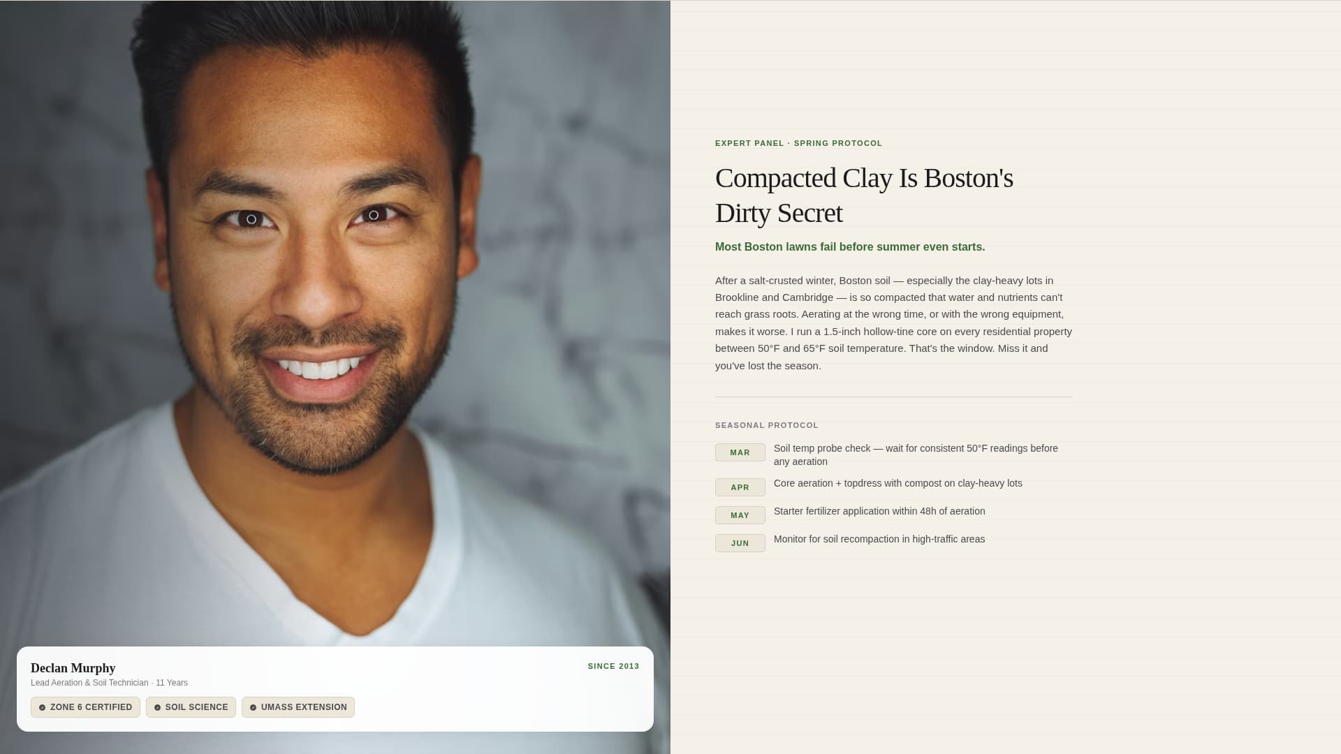 Turf - Authoritative Lawncare Landing Page Template