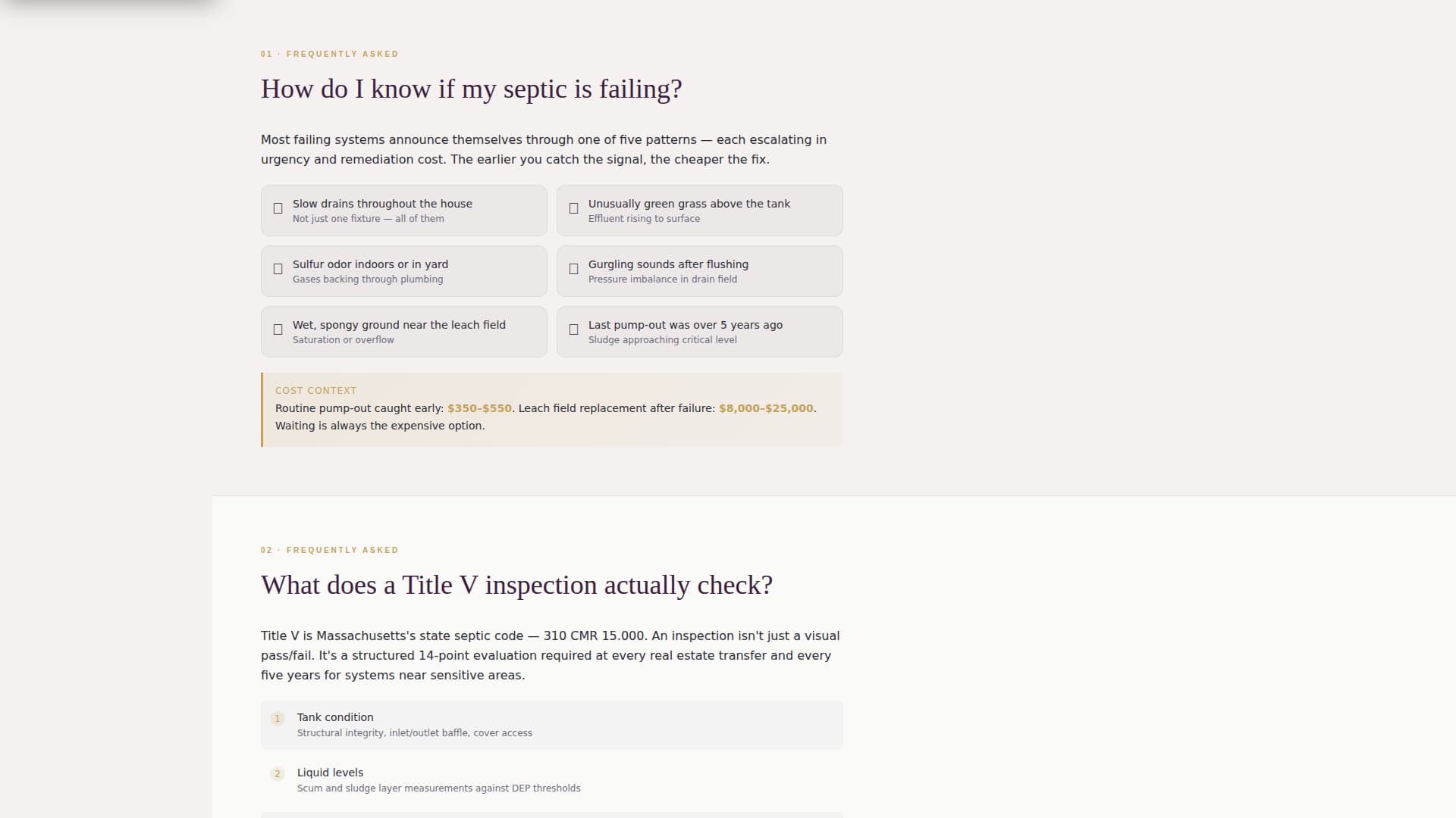 Pumpboston - Authoritative Septic Landing Page Template
