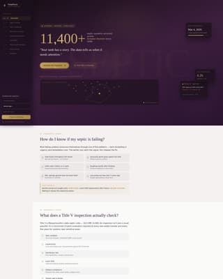 Pumpboston - Authoritative Septic Landing Page Template