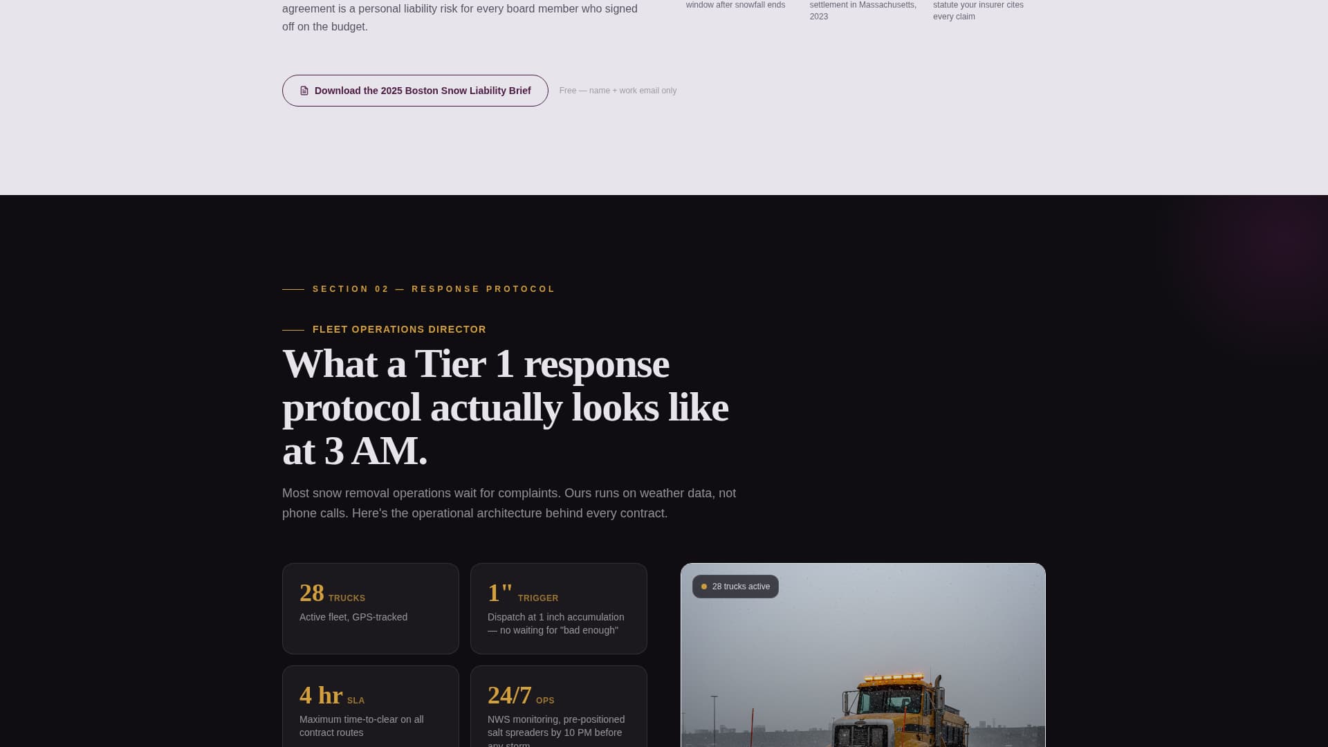Plow - Authoritative Snowremoval Landing Page Template