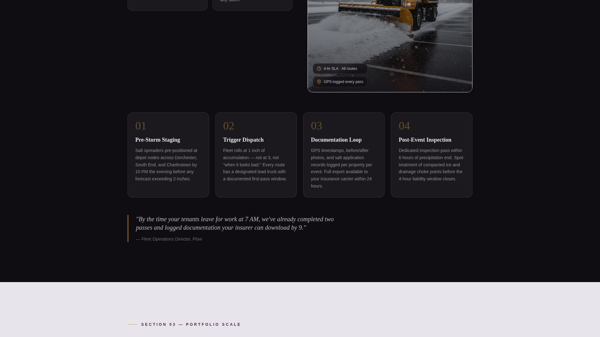 Plow - Authoritative Snowremoval Landing Page Template